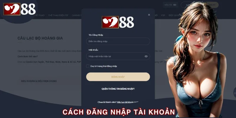 Các bước đăng nhập vào tài khoản cá cược dễ dàng, an toàn
